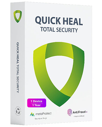 quick heal total security 1 user 1 year