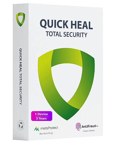 quick heal total security 1 user 3 years